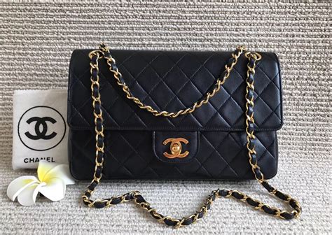 chanel black medium double flap bag|authentic chanel double flap bag.